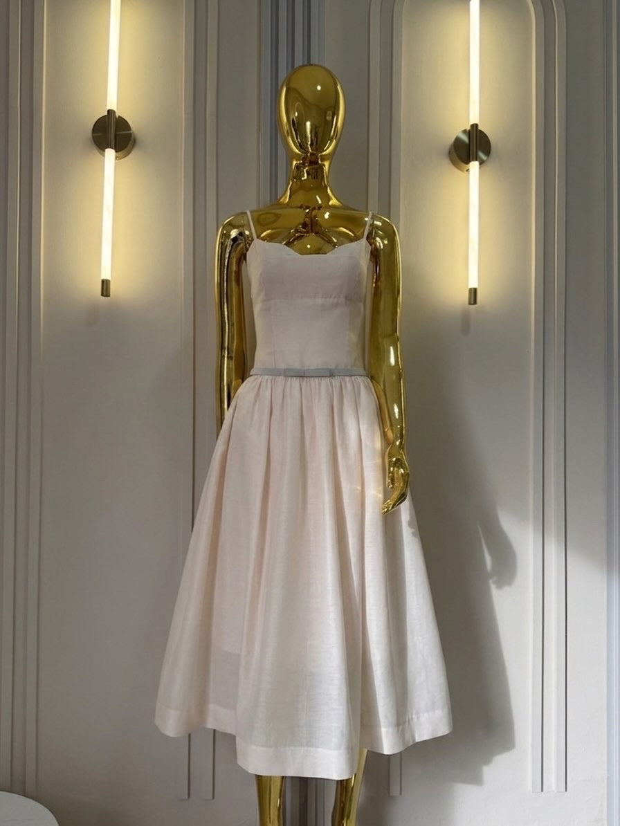 Vestido greige