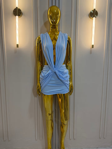 Vestido Sky drapped
