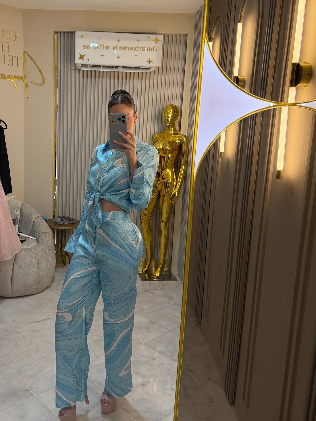 Conjunto blue off